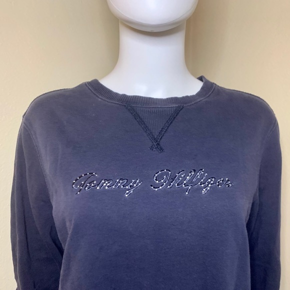 Tommy Hilfiger crewneck rhinestone pullover - Picture 5 of 7